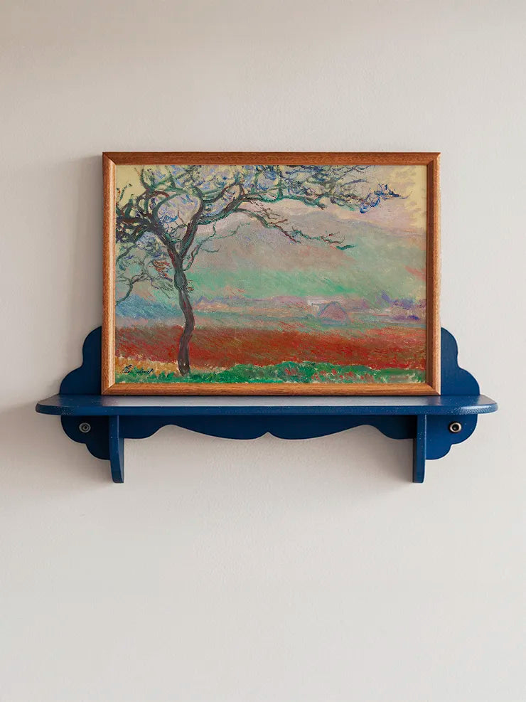 Monet’nin katmanlı Normandiya manzarası.