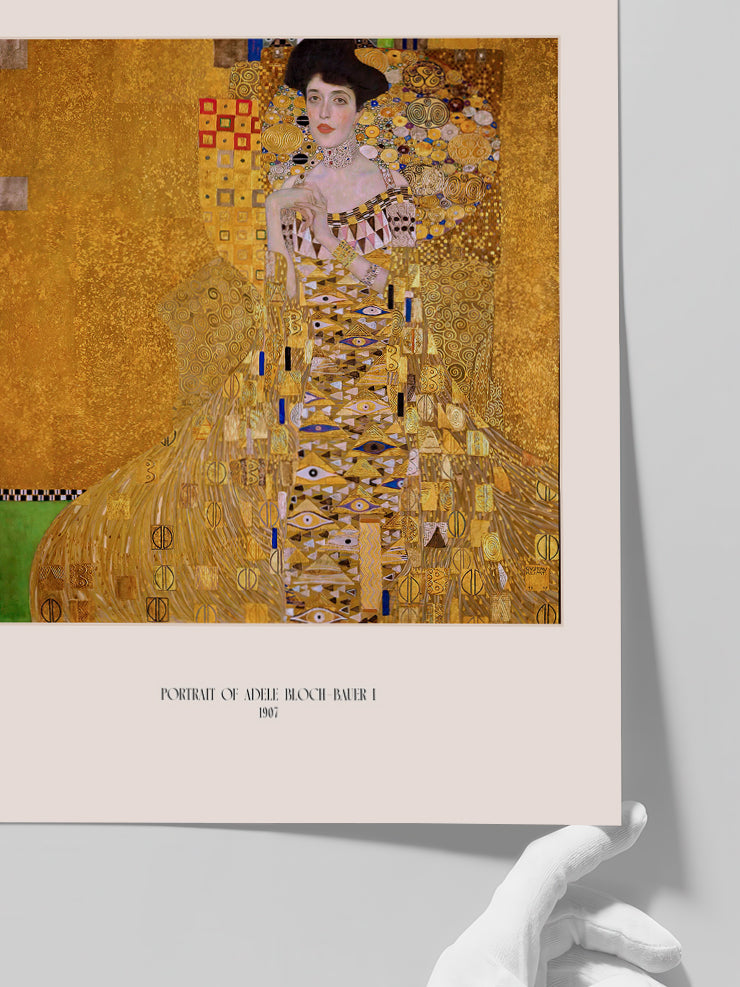 Klimt Portrait Of Adele Bloch Bauer - Art Print Poster