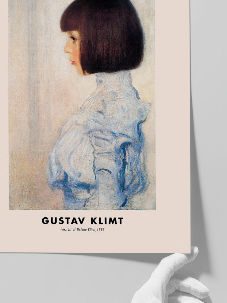 Gustav Klimt Portrait of Helene Klimt - Art Print Poster