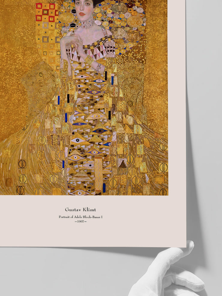 Klimt Portrait Of Adele Bloch Bauer - Art Print Poster