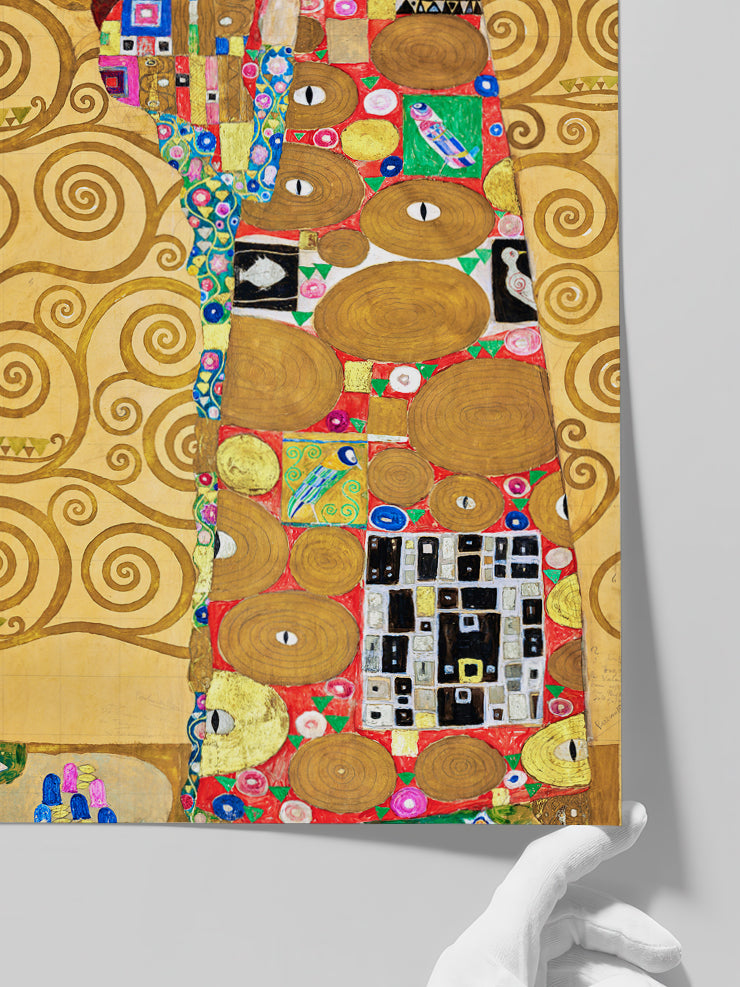 Gustav Klimt The Embrace - Art Print Poster