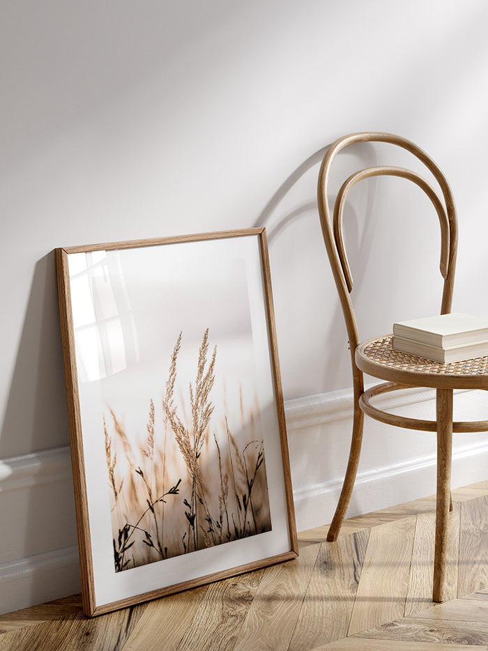 Golden Reed - Art Print Poster