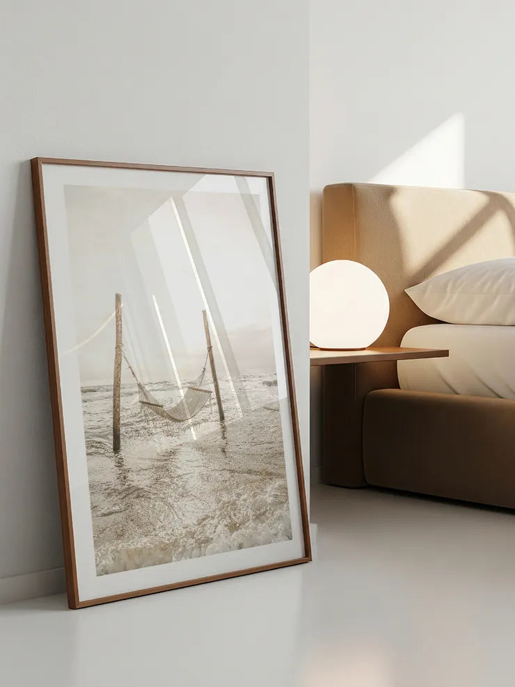 Deniz Ve Hamak - Art Print