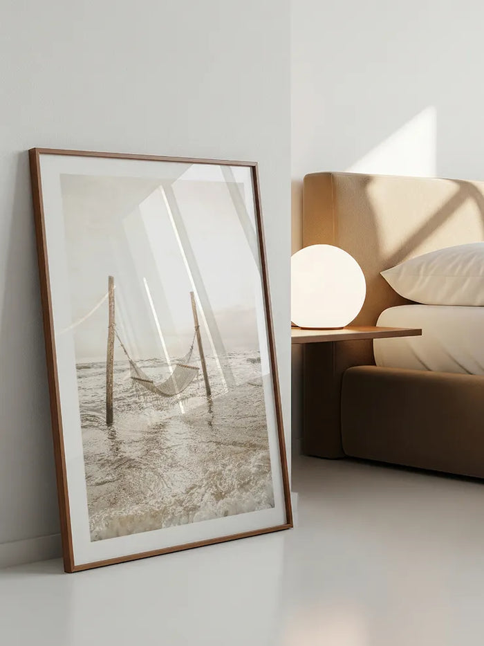 Deniz Ve Hamak - Art Print