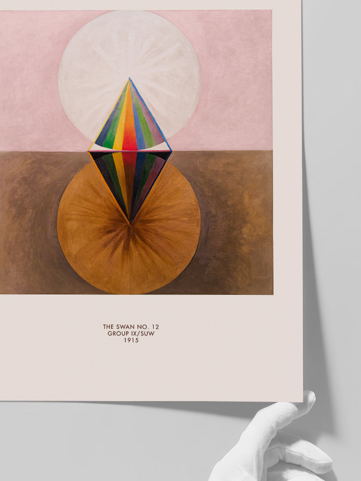 Hilma Af Klint The Swan No.12 - Art Print Poster