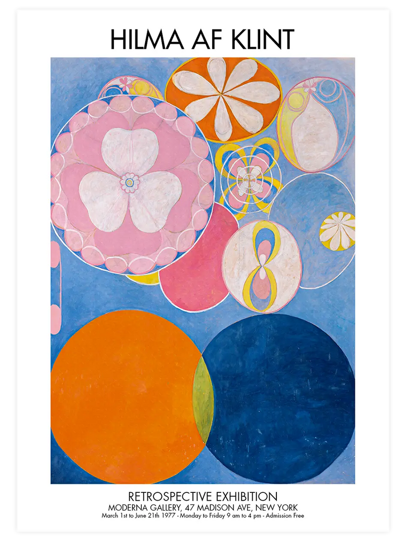Hilma Af Klint The Ten Largest No.2 Afiş - Art Print