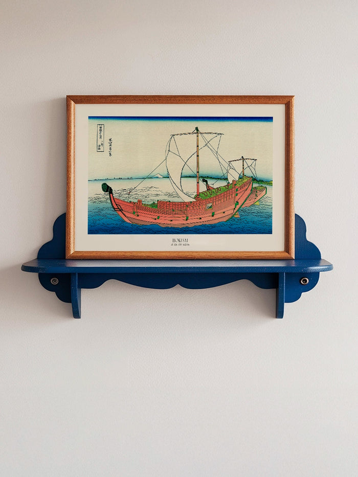 Hokusai, At Sea off Kazusa - Art Print Poster