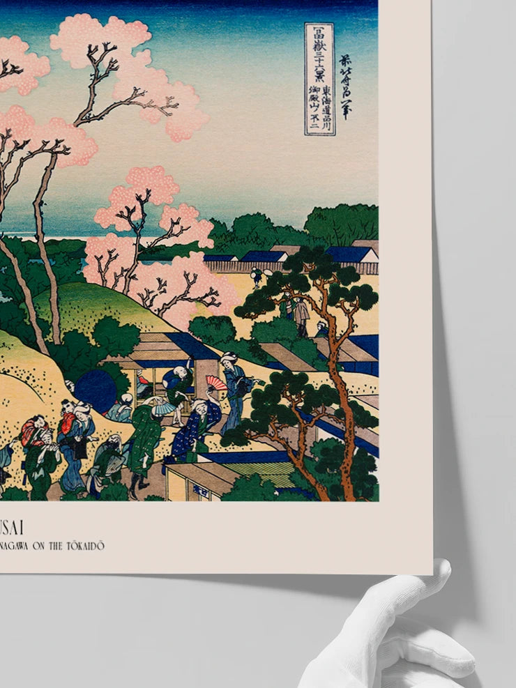 Hokusai, Fuji from Gotenyama at Shinagawa - Art Print Poster
