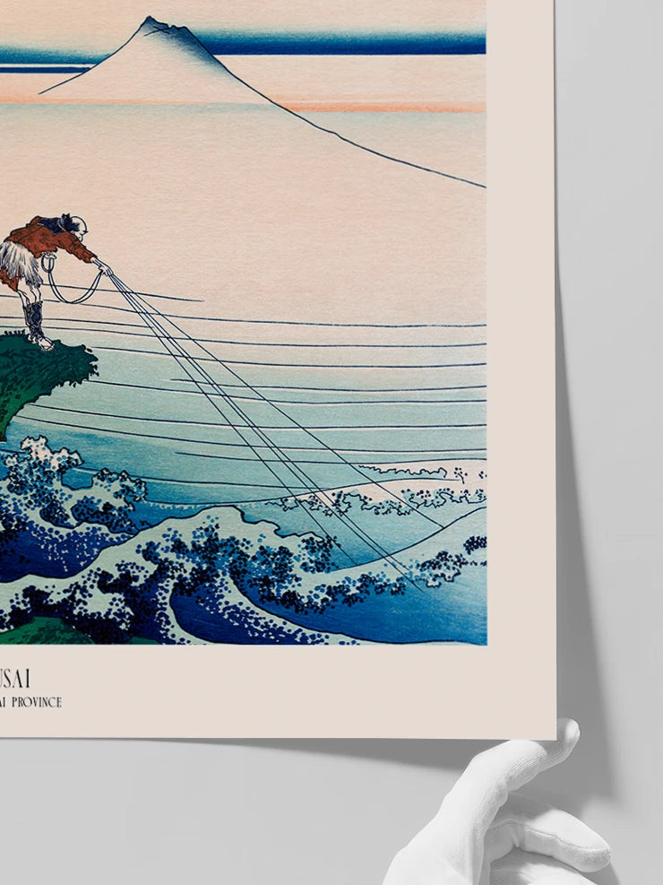 Hokusai, Kajikasawa in Kai Province - Art Print Poster