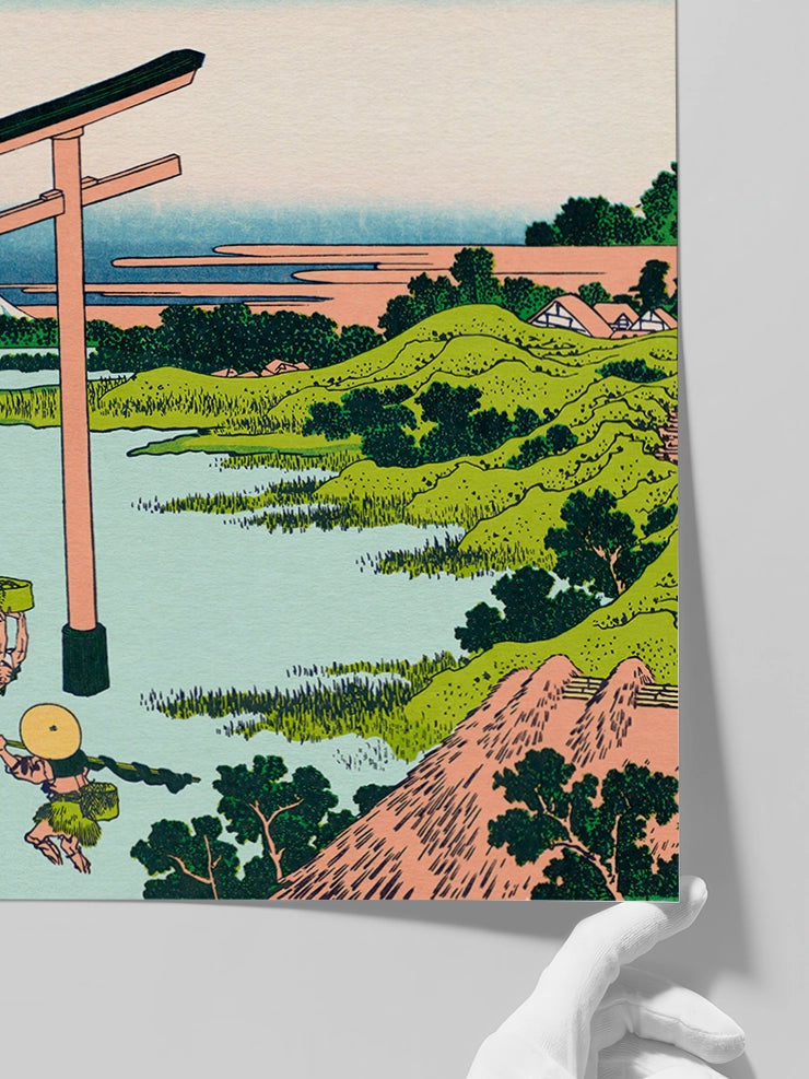 Hokusai, Noboto Bay - Art Print Poster