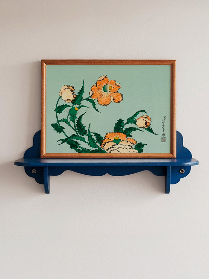 Hokusai Poppies tablo