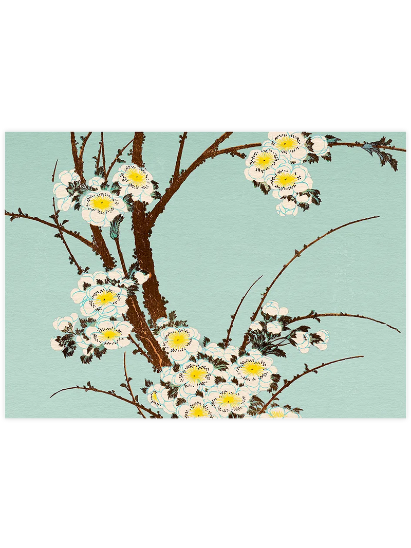 Hokusai Shiraume poster