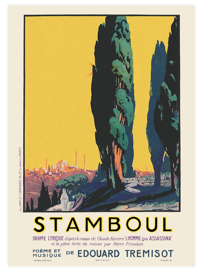 Stamboul - Art Print Ünlü Ressamlar Poster