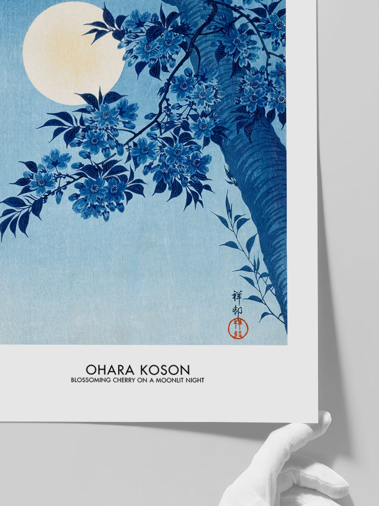 Ohara Koson Blossoming Cherry - Art Print Poster