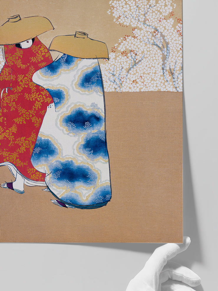 Kamisaka Sekka Momoyagusa N1 - Art Print Poster