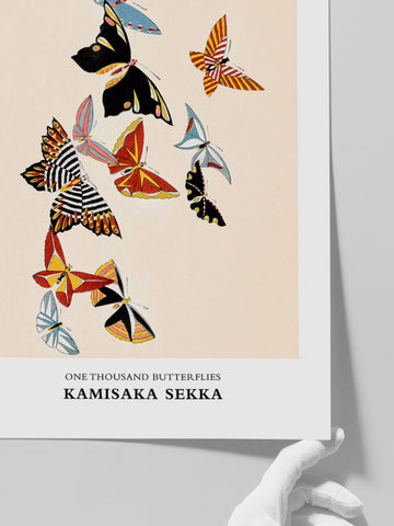 Kamisaka Sekka One Thousand Butterflies N4 - Art Print Kamisaka Sekka One Thousand Butterflies N4 - Art Print
