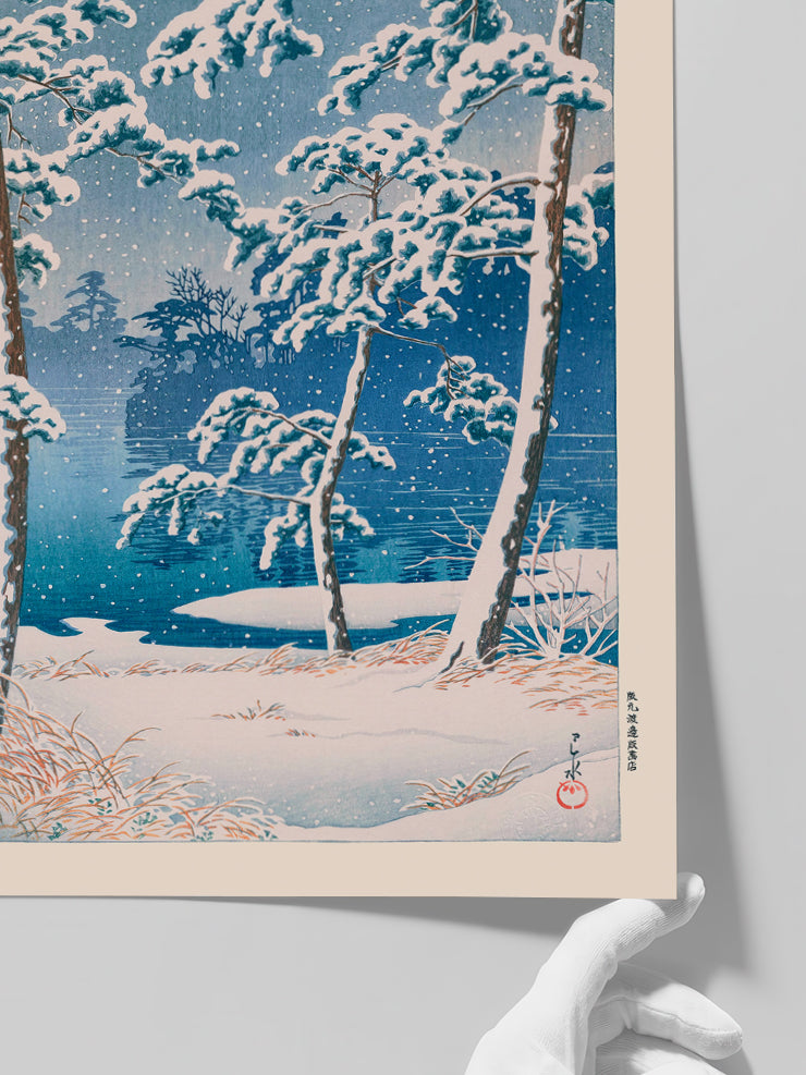 Kawase Senzoku Pond - Art Print Poster