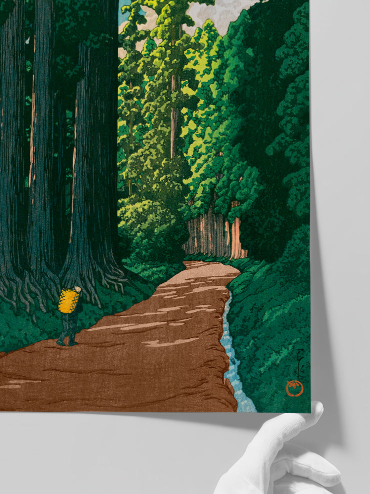 Kawase The Road to Nikko - Art Print Poster