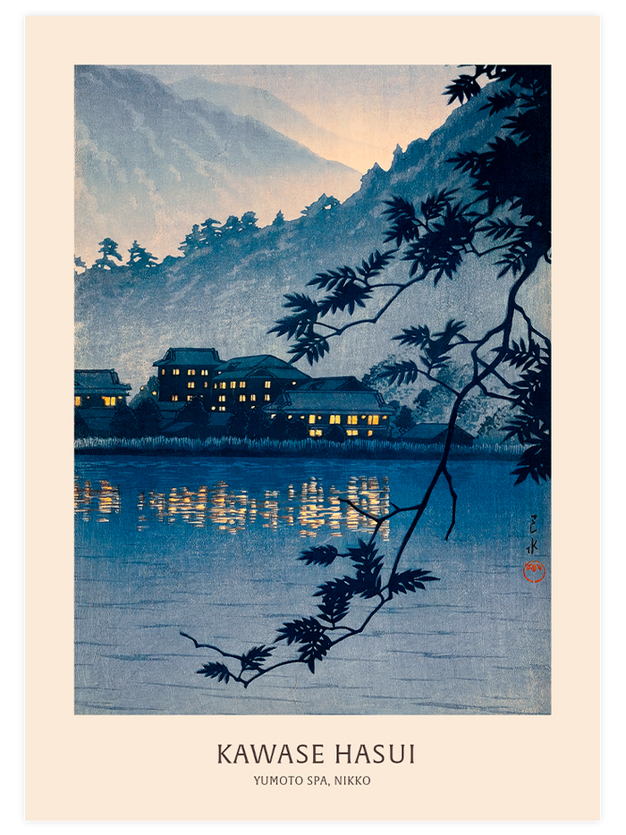 Kawase & Shoda Blue Night Scenes - Poster Seti Duo Poster
