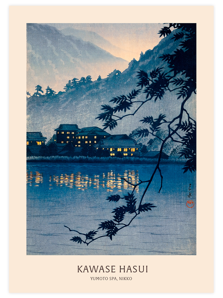 Kawase & Shoda Blue Night Scenes - Poster Seti Duo Poster
