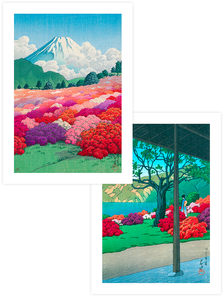 Kawase Colorful Landscapes - Poster Seti Duo Ünlü Ressamlar Poster