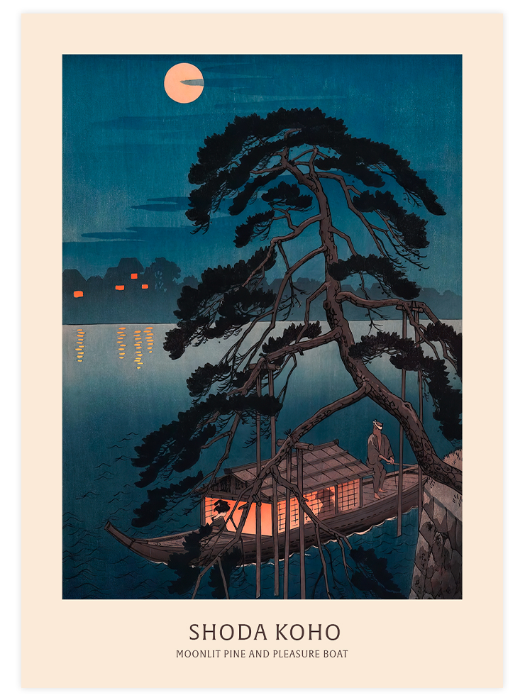 Kawase & Shoda Blue Night Scenes - Poster Seti Duo Poster