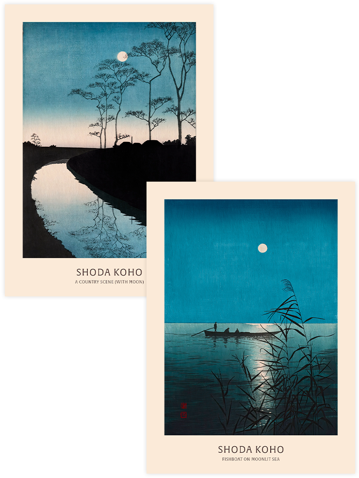 Koho Shoda Nights - Poster Seti Duo Ünlü Ressamlar Poster