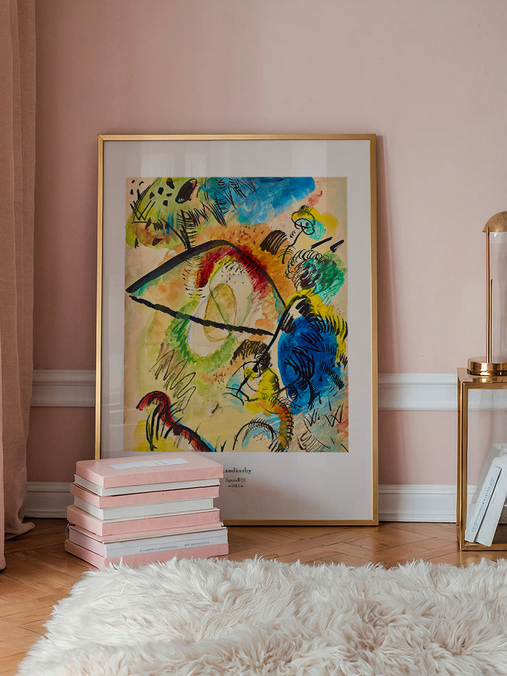 Kandinsky Aquarell IX - Art Print Poster