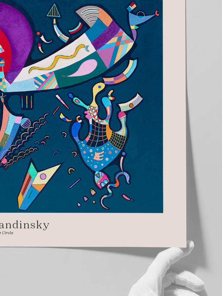 Kandinsky Around the Circle - Art Print Poster