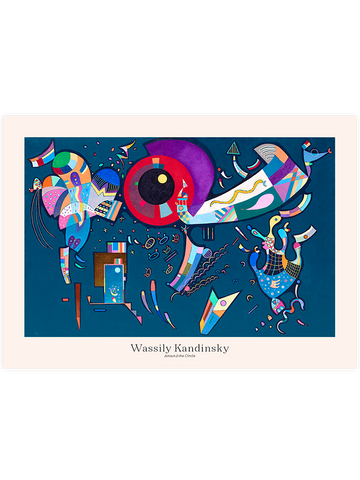 Kandinsky Around the Circle - Art Print Kandinsky Around the Circle - Art Print