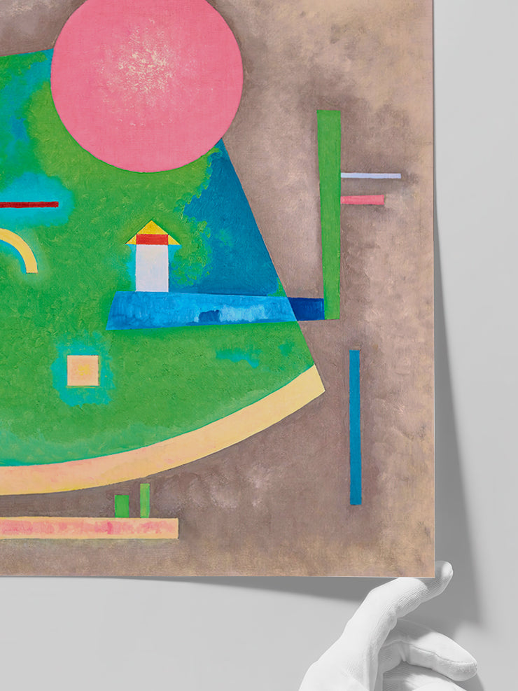 Kandinsky Arrow to Circle - Art Print Poster