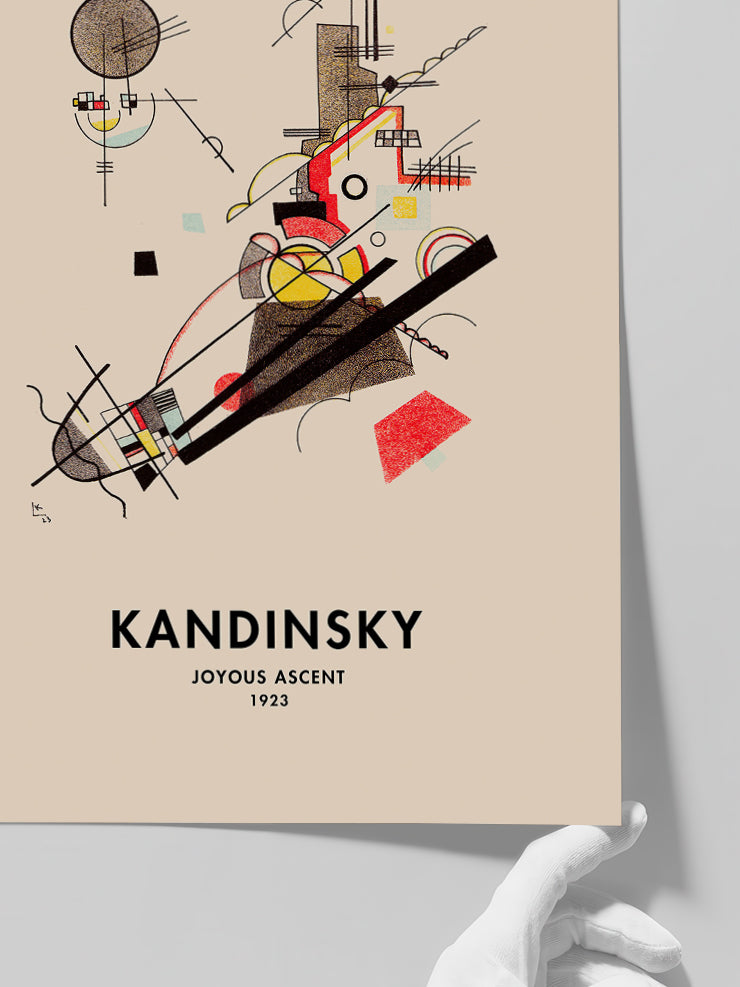 Kandinsky Joyous Ascent - Art Print Poster