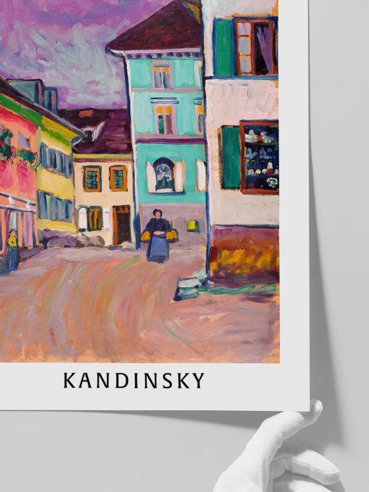 Kandinsky Top of the Johannisstrasse - Art Print Poster