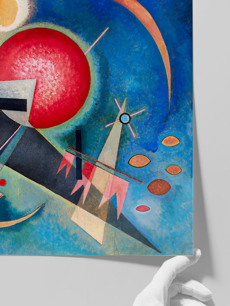 Wassily Kandinsky In The Blue - Art Print Poster