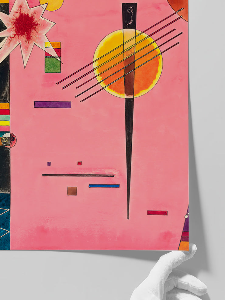 Wassily Kandinsky Red Rose - Art Print Poster