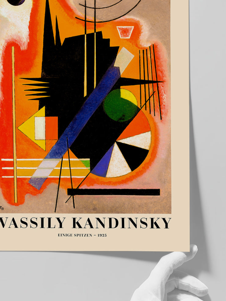 Kandinsky Einige Spitzen - Art Print Poster