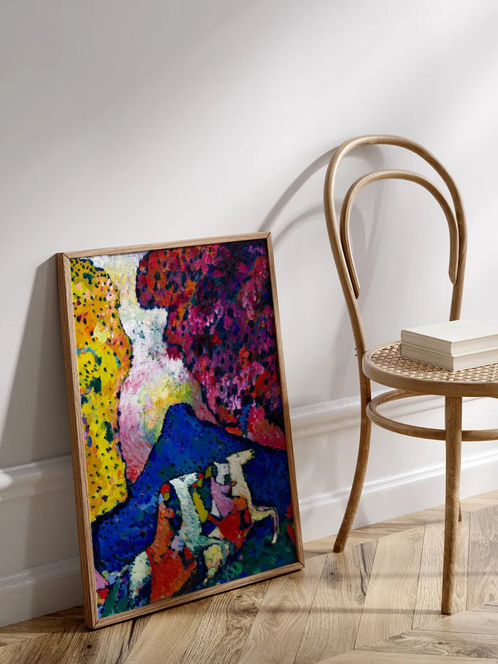 Kandinsky Blue Mountain - Art Print