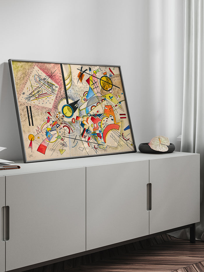 Kandinsky Bustling Aquarelle - Art Print Poster