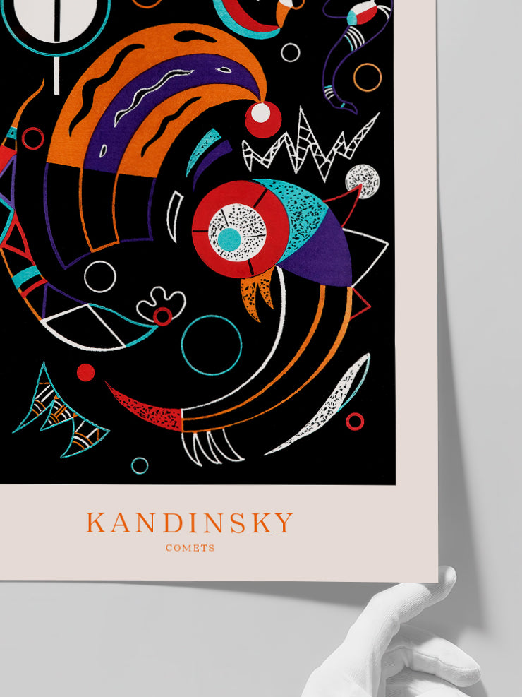 Kandinsky Comets - Art Print Poster