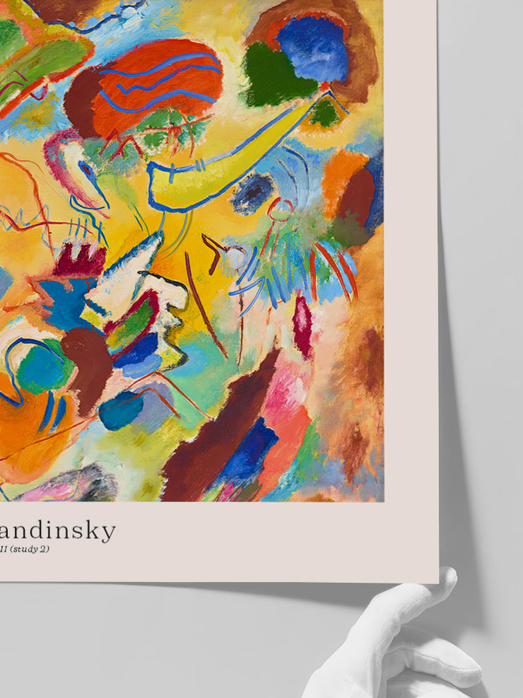Kandinsky Composition VII (Study 2) - Art Print Poster