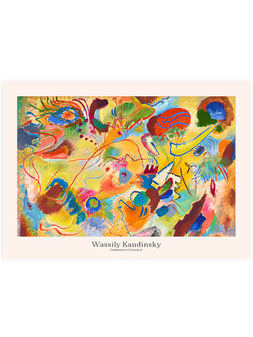 Kandinsky Composition VII (Study 2) - Art Print Kandinsky Composition VII (Study 2) - Art Print