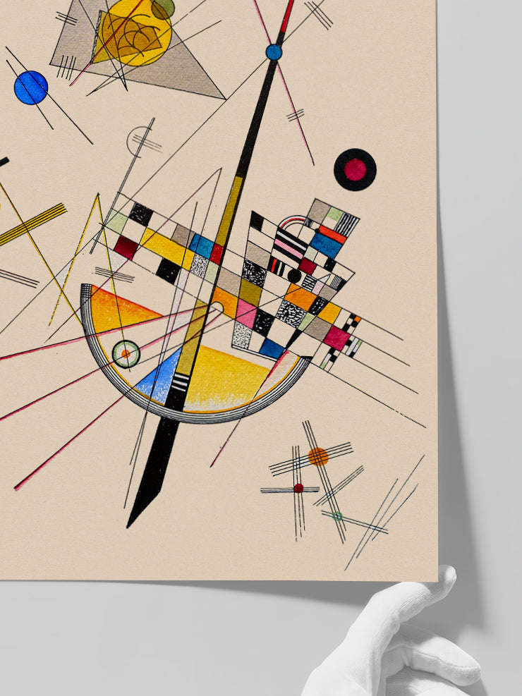 Kandinsky Delicate Tension No.85 - Art Print Poster