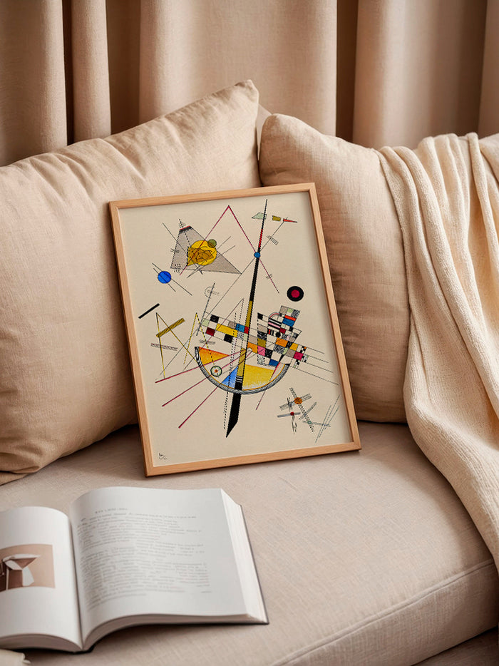 Kandinsky Delicate Tension No.85 - Art Print Poster