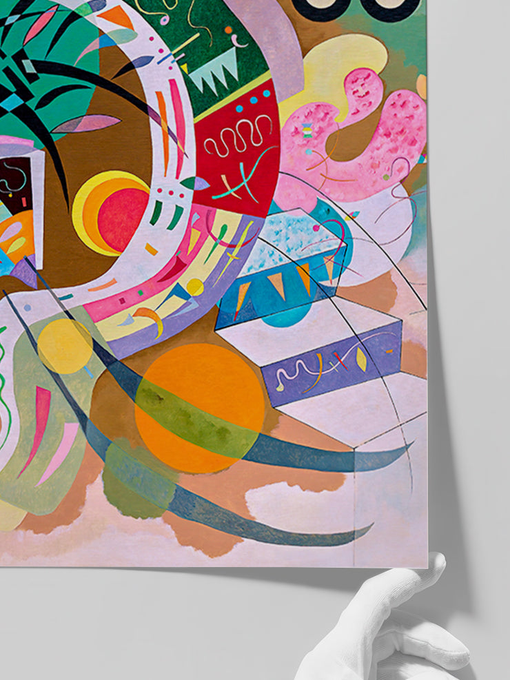 Kandinsky Dominant Curve - Art Print Poster