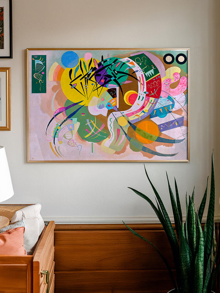 Kandinsky Dominant Curve - Art Print Poster
