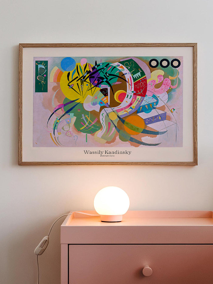 Kandinsky Dominant Curve - Art Print Poster