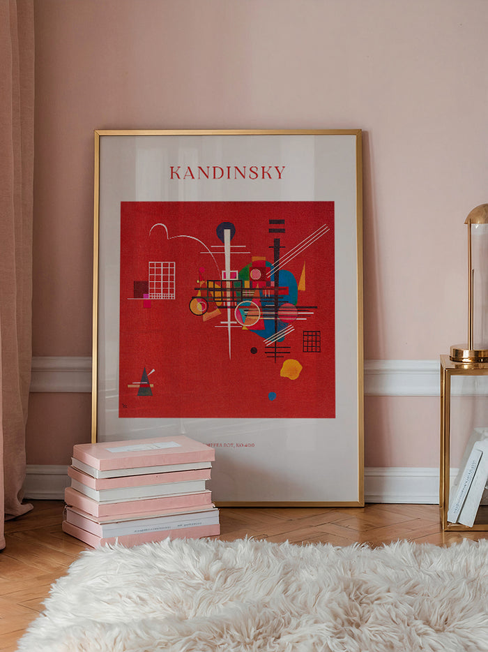 Kandinsky Dumpfes Rot, No.400 - Art Print Poster