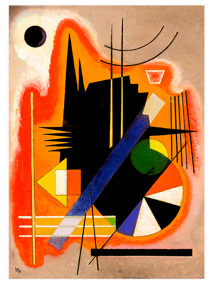 Kandinsky Heavy Red - Poster Seti Duo Poster