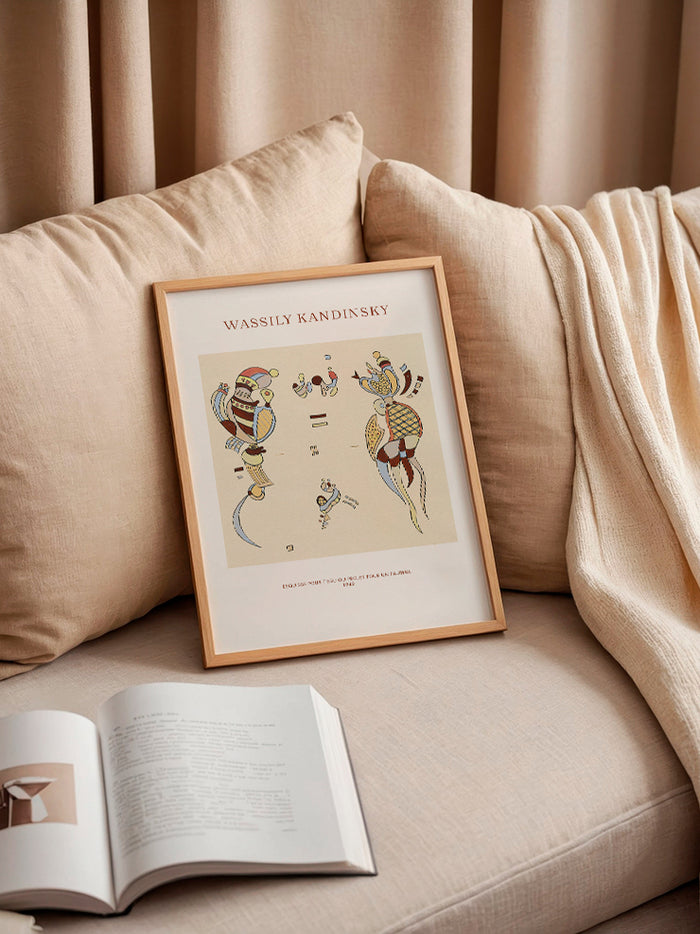 Kandinsky Esquisse pour Tissu ou Projet pour un Fauteuil - Art Print Poster