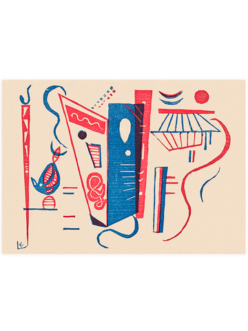 Kandinsky Untitled - Art Print Kandinsky Untitled - Art Print